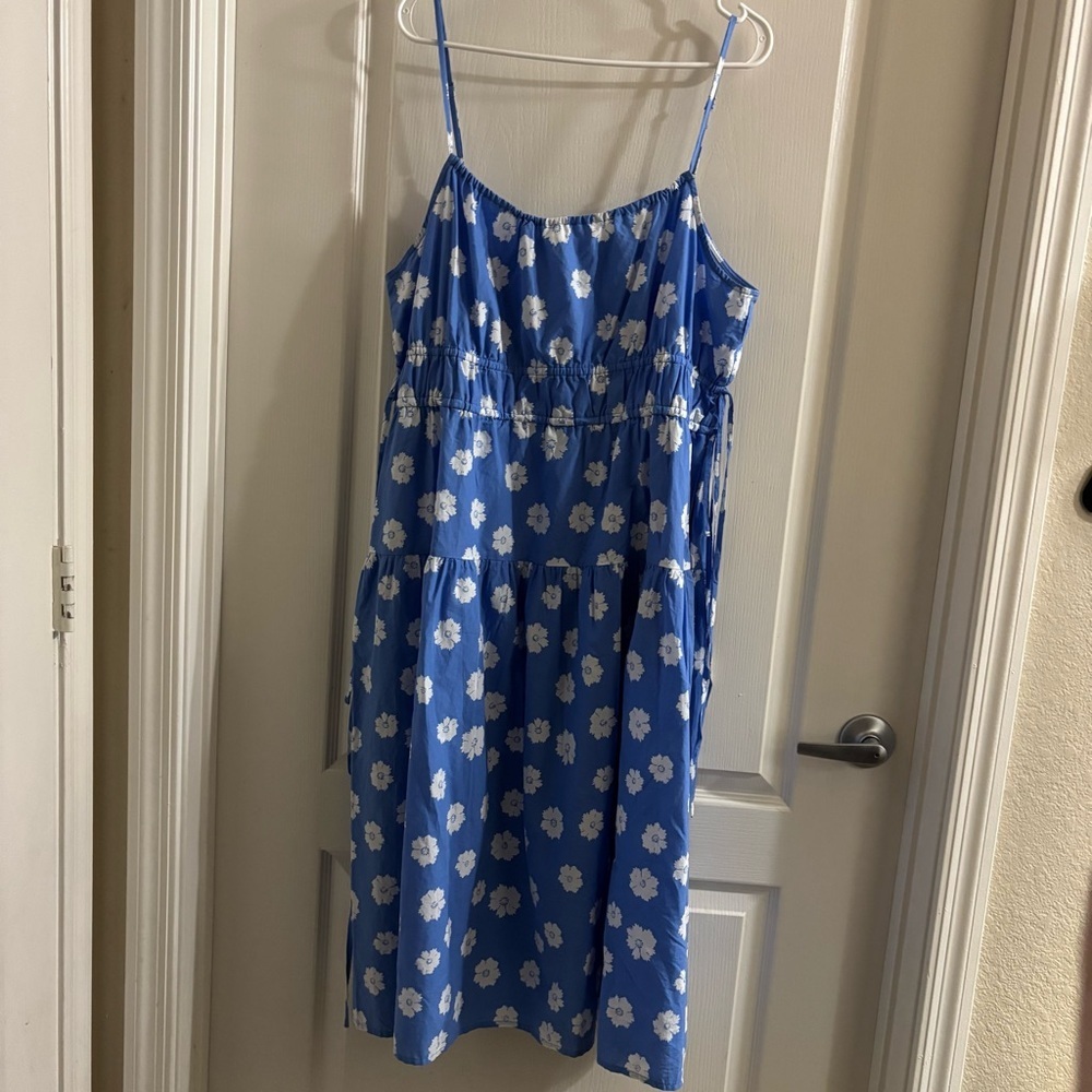 Universal Thread Floral Blue Midi Dress